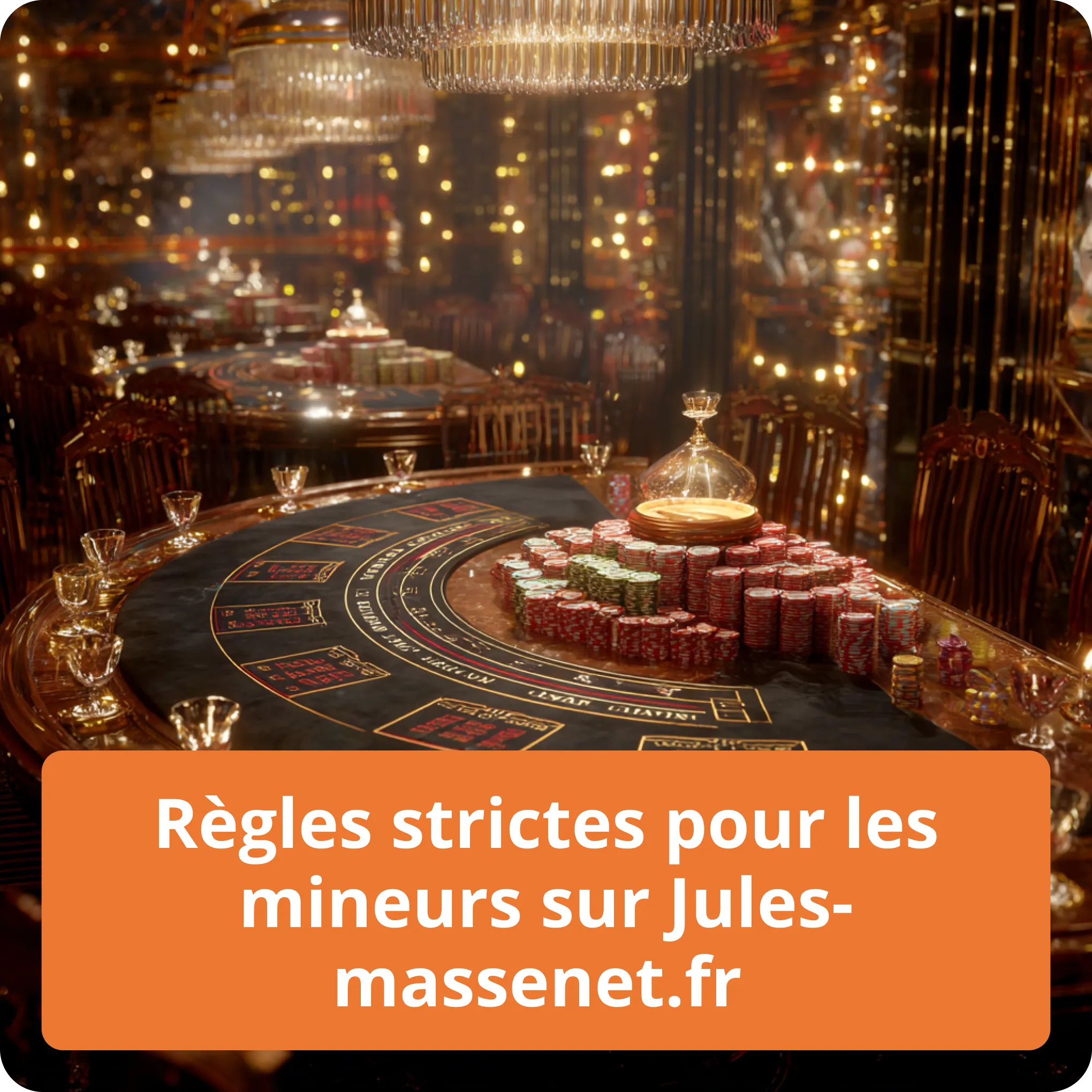 Règles strictes pour les mineurs sur casino-en-ligne-fra.jules-massenet.fr